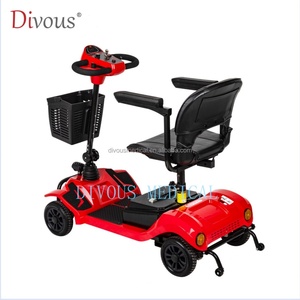 Scooter Eléctrico Plegable de 4 Ruedas para Personas Mayores y Discapacitadas, Motocicletas Pequeñas - Product Image 2
