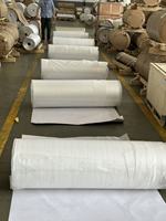Ruban adhésif en aluminium de 1216 mm x 1000 m, vente en gros d'usine, et rouleau géant de ruban adhésif en aluminium avec adhésif thermique en caoutchouc