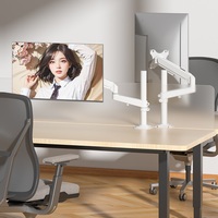 Soporte Articulado para Monitor LED de 17-32 Pulgadas con Resorte de Gas de Aleación de Aluminio, Soporte de TV con Movimiento Completo, Soporte para PC, VESA, en Stock