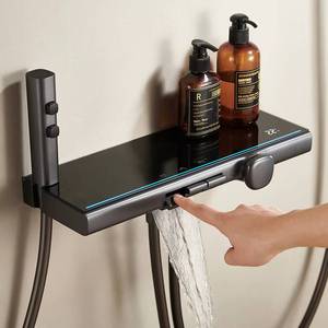 Ensemble de douche thermostatique apparent à 3 fonctions avec affichage de la température - Product Image 3