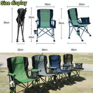 <span class=keywords><strong>Chaise</strong></span> de plage à grand accoudoir portable pliable pour l'extérieur, <span class=keywords><strong>chaise</strong></span> de directeur de <span class=keywords><strong>camping</strong></span> en voiture de loisirs, <span class=keywords><strong>chaise</strong></span> de pêche à dossier confortable - Product Image 6