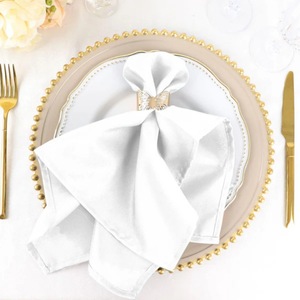 Moderne, meerkleurige, herbruikbare, wasbare polyester servetten voor bruiloften, feesten en thuisgebruik - Product Image 5