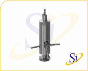 Support de suspension robuste en laiton pour luminaires suspendus – Serrage de câble réglable pour plafonniers - Product Image 2