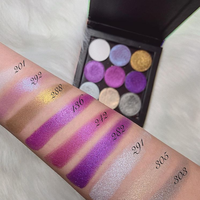 Palette d'ombres à paupières magnétiques en carton à haute teneur en pigments, nouvelle marque privée de maquillage, 15 couleurs, 2023