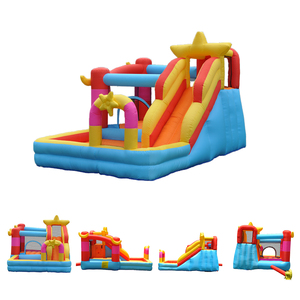 Glissière gonflable commerciale à Double couche pour enfants, château gonflable gonflable gonflable pour maison de marelle gonflable d'escalade de roche - Product Image 5