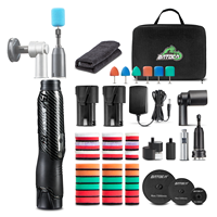 Polisseuse rotative sans fil avec plateau de support 30/50/75 mm, batterie 2000 mAh, puissance 300 W, pour voiture, élimination des traces de peinture, polissage des roues