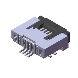 Double contact Non-ZIF 4P 6P 8P 10P 12P 14P 16P 18P 20P 22P 24P 26P 28P 30P 32P 0.3 0.50 0.8mm facile sur le connecteur Flat Flex FPC FFC