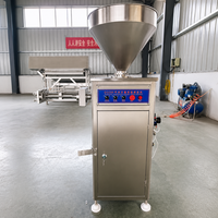 Machine à farcir les saucisses automatique à triple tube sous vide certifiée CE 50L, équipement de transformation de la viande en SUS304