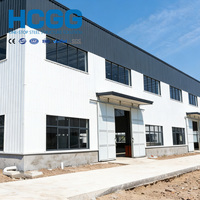 Almacén de Estructura de Acero Resistente al Viento y la Nieve, Estructura Metálica Industrial Prefabricada con Vigas en H, Edificio de Almacenamiento