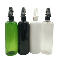 Bouteilles pulvérisatrices vides en PET noir réutilisables de 30 ml à 1000 ml avec pompe à fine brume pour le nettoyage, les soins du jardin et les écrans