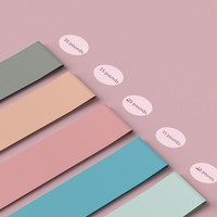 Bande de Résistance de Yoga pour Hommes et Femmes, Outil de Musculation des Jambes, Bande de Traction, Élastique Circulaire pour Étirements du Dos et des Épaules