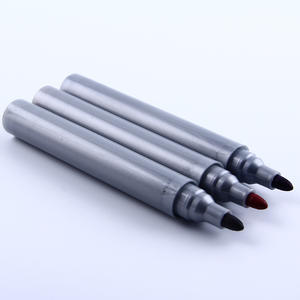 Marqueur permanent gris argenté résistant aux UV, pointe plate et oblique, imperméable, pour écrire sur le papier, encre colorée - Product Image 3