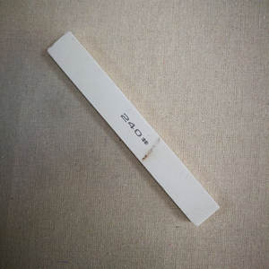 Disque de meulage rectangulaire blanc Jinglian Lens Strip 240 Grit pour machine à tailler les verres - Product Image 2