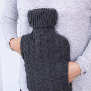 <span class=keywords><strong>Bouillotte</strong></span> 2L avec chauffe-mains en polaire Chauffe-corps en PVC réutilisable pour soulager la douleur - Product Image 5