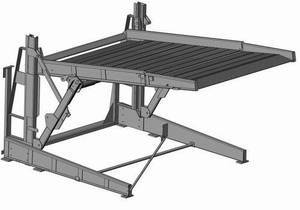 Tabitha TEP606 Mini élévateur de stationnement hydraulique à double empilement à 2 montants pour parkings automobiles, capacité de charge 2300 kg, garantie 5 ans - Product Image 4