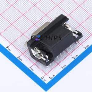 DS1037-01-09FNAKT74 D-Sub/VGA Connector Bent Lead Through Hole Connector Standard D-Sub Female 9P Right Angle Insert - Product Image 2