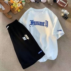 Venta al por mayor Hombres Camisetas de manga corta Transpirable Mezcla Waffle Jóvenes Hombres Camiseta Pantalones cortos <span class=keywords><strong>Conjunto</strong></span> - Product Image 6