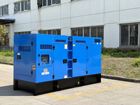 Générateur diesel mobile refroidi par eau, super silencieux, démarrage électrique, Wellpower 120-380 kW 150-380 kVA, avec ATS