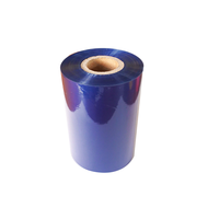 Pita kode batang Transfer termal langsung pabrik pita lilin Resin warna biru pita tinta Resin untuk Label Printer