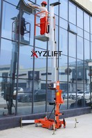Nacelle élévatrice électrique monoposte XYZ LIFT-16M homologuée CE, 220V, en aluminium, pour une personne, à prix abordable