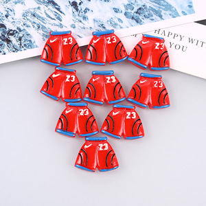 Resina Baloncesto Deporte FlatBack Resina Encantos Cabujón para <span class=keywords><strong>Slime</strong></span> Filler Kid DIY Teléfono móvil Horquilla Llavero Decoración Artesanía - Product Image 3