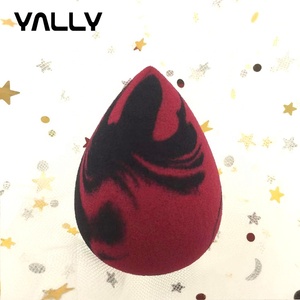 Miếng Bọt Biển Làm Đẹp Đá Cẩm Thạch Siêu Mềm Màu Đỏ Đen Polyurethane Ưa Nước Phong Cách Trung Quốc Thương Mại Lớn - Product Image 2