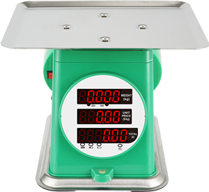 Báscula Electrónica Comercial Veidt de Acero Inoxidable con Doble Pantalla, Resistente al Agua, para Supermercados, Modelo HX-236, Capacidad 60kg - Product Image 5