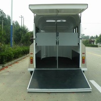 Remorque de transport spéciale pour 2 chevaux, chargement direct, modèle standard, fabriquée en Chine, norme d'émission, autre type de carburant, autre