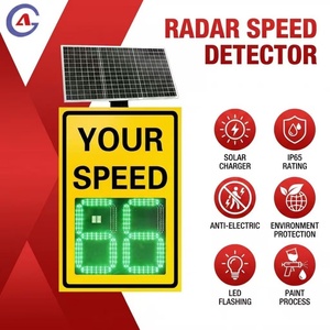 Señal de Velocidad Inteligente con Radar Solar LED, Pantalla Digital, Detector, Tablero de Advertencia de Tráfico, Solución de Seguridad Vial - Product Image 2