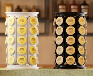 Soporte de cápsula de café ABS giratorio de 360 grados, organizador de almacenamiento compacto para cápsulas Nespresso Dolce Gusto (40 cápsulas) - Product Image 4