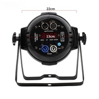BOTAI 200W COB LED Par Lumière Réglable Barndoor Scène Mobile/Studio Lumière pour Cool Chaud Blanc 100W RGBWAUv Corps En Aluminium DMX