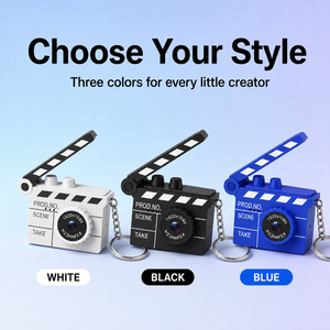กล้องดิจิตอลมินิ OEM C9 รุ่น Movie Slate Design พร้อมบันทึกวิดีโอความคมชัดสูงและแบตเตอรี่แบบชาร์จได้ สำหรับเด็ก นักเรียน และเทศกาลต่างๆ - Product Image 3