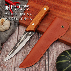 Hand-forged Longquan <b>knife</b>, a one-piece cutting <b>knife</b> for slaughtering pigs, cattle, and sheep, a household pork deboning - Product Image 4
