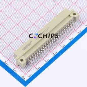 9001-35441C00A DIN41612 Connector Bent Lead Through Hole,P=2.54mm Connector 44P 2 2.54mm Right Angle Insert - Product Image 2