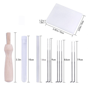 Ensemble de <span class=keywords><strong>6</strong></span> filatures artisanales <span class=keywords><strong>en</strong></span> laine mérinos, fibre de laine, feutrage à l'aiguille humide, artisanat <span class=keywords><strong>en</strong></span> feutrage, ensemble de feutrage <span class=keywords><strong>en</strong></span> laine - Product Image 5