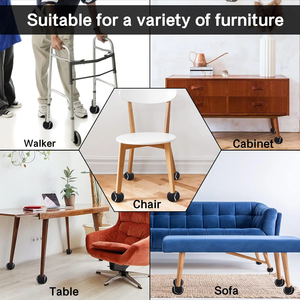 Protège-pieds de <span class=keywords><strong>chaise</strong></span> en <span class=keywords><strong>feutre</strong></span> antidérapant, écologique et durable, <span class=keywords><strong>pour</strong></span> pieds de meubles et sols, en forme de balles de tennis - Product Image 6