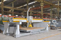 Machine à polir la pierre Stoneplus Bruce CNC, disque de meulage diamanté à tête unique, pour marbre, granit et pierre