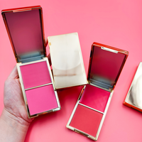 Custom Matte Palette 2-in-1 Blush Make-up Crèmeachtige Poederblush en Bronzer Palette Hoge Pigmentatie Private Label Blush Palette