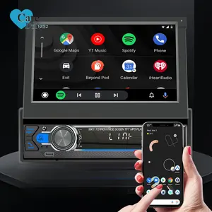 CareDrive Bt Fm Usb Full Touch Screen Android 1Din Quad-Core Navegação dos Gps do rádio do carro 7 polegadas com câmera universal Wifi