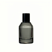 Botol kaca silinder parfum kosong, botol parfum perjalanan isi ulang 30ml 50ml 100ml