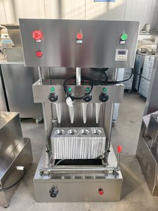 Nueva Máquina para Hacer Conos de Pizza Eléctrica Automática de 4 Moldes, de Acero Inoxidable 304, Portátil, con 1 Año de Garantía, al Mejor Precio - Product Image 3