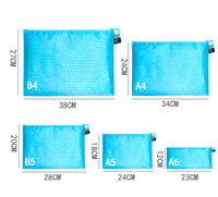 Classeur Oxford A4 avec sac à documents en feutre à fermeture éclair et pochettes à plastifier porte-documents d'affaires porte-dossiers de promotion