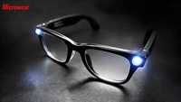 Lunettes intelligentes WAi4, appels Bluetooth, interprétation simultanée, assistant vocal IA, enregistrement, lecture de musique, lampe torche puissante