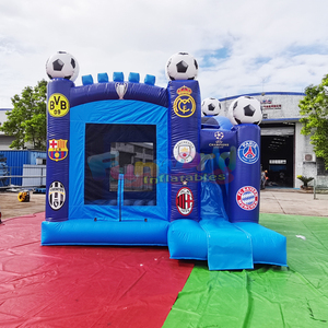 Commercial grade kids party bouncer jumping house combo springkussens inflatable ticket bouncy castle with <b>slide</b> - Product Image 4