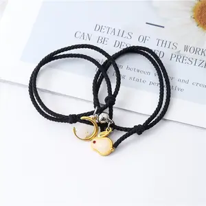 HAOXUAN factory Jade Rabbit bracelet female couple bracelet a pair of small rubber band magnet bracelet gift female