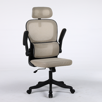 Chaise de bureau de direction ergonomique haut de gamme de haute qualité Style design moderne dossier haut accoudoirs rabattables réglables en maille haute