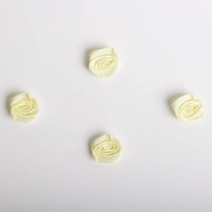 15*15mm iç çamaşırı Mini saten kurdele yay el yapımı kurdele gül - Product Image 5