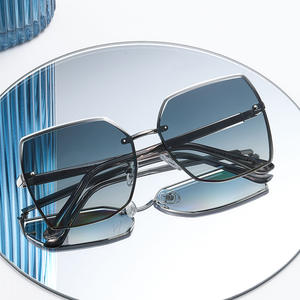 Lunettes de soleil Hermes, monture en métal, lentille TAC, protection UV400, lunettes de soleil pour femmes, type 3, couleur noire, KS-3843 - Product Image 3