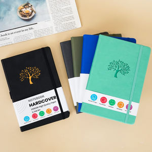 Vente en gros d'affaires A4 <span class=keywords><strong>A5</strong></span> A6 couverture rigide en cuir artificiel coffret cadeau avec cadeau à la main peut imprimer le logo - Product Image 5