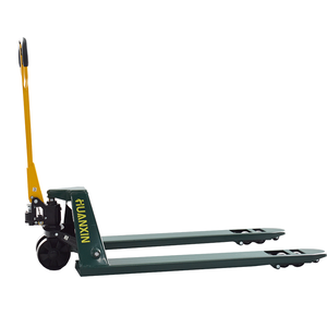 Camion de palette manuel vert militaire 550x1150mm avec roues en nylon noir pour la logistique d'entrepôt - Product Image 5